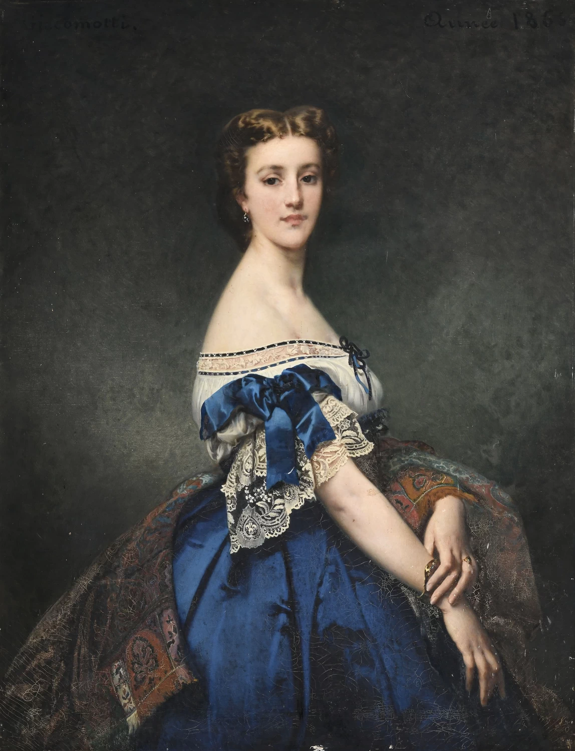 Ritratto di donna elegante, 1866